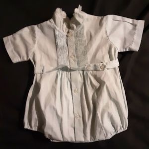 Vvintage baby clothing beige